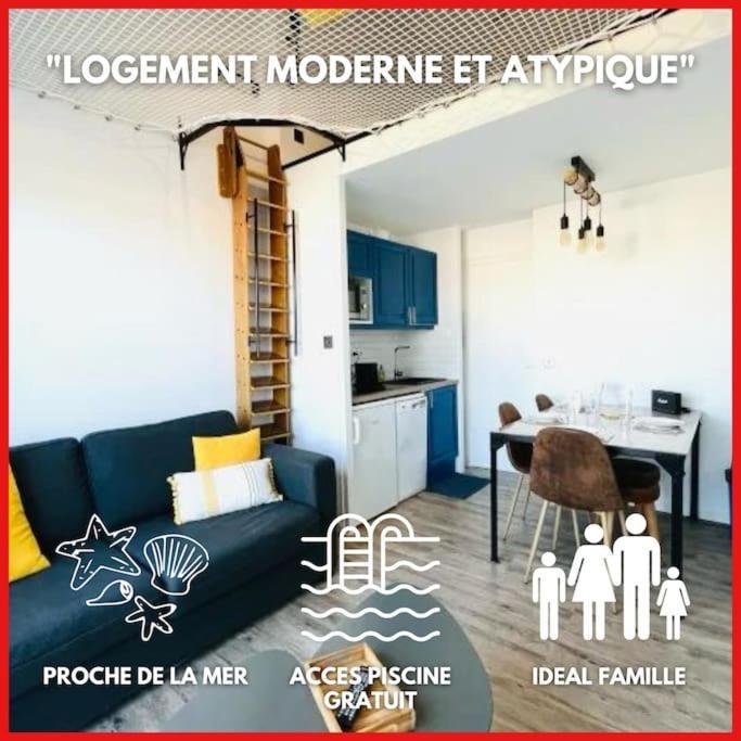 "Le Filet Du Lac" Appartement Atypique, 5 Personnes, Duplex, Vue Lac, Acces Parc Aquatique Gratuit Talmont-Saint-Hilaire Exterior foto