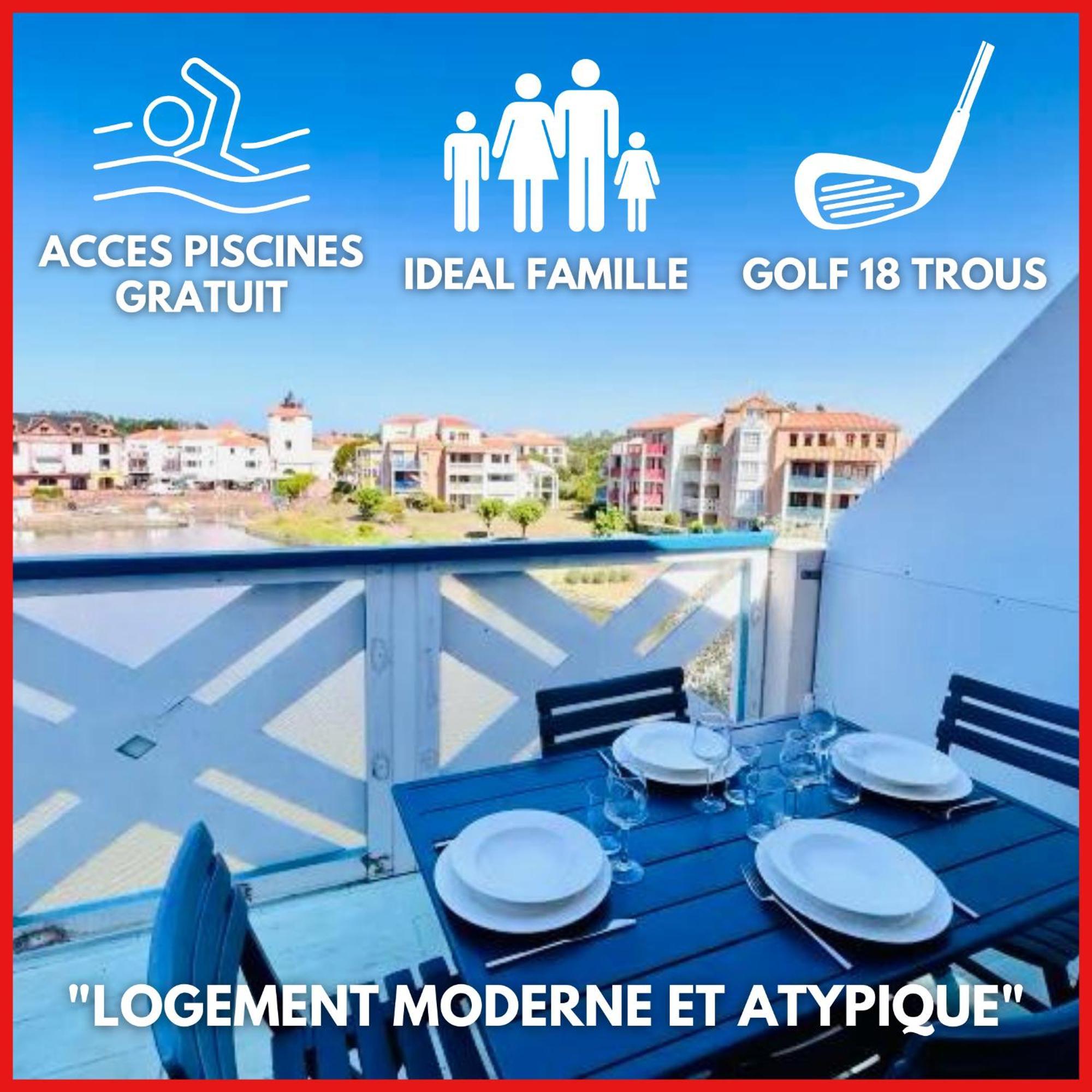 "Le Filet Du Lac" Appartement Atypique, 5 Personnes, Duplex, Vue Lac, Acces Parc Aquatique Gratuit Talmont-Saint-Hilaire Exterior foto